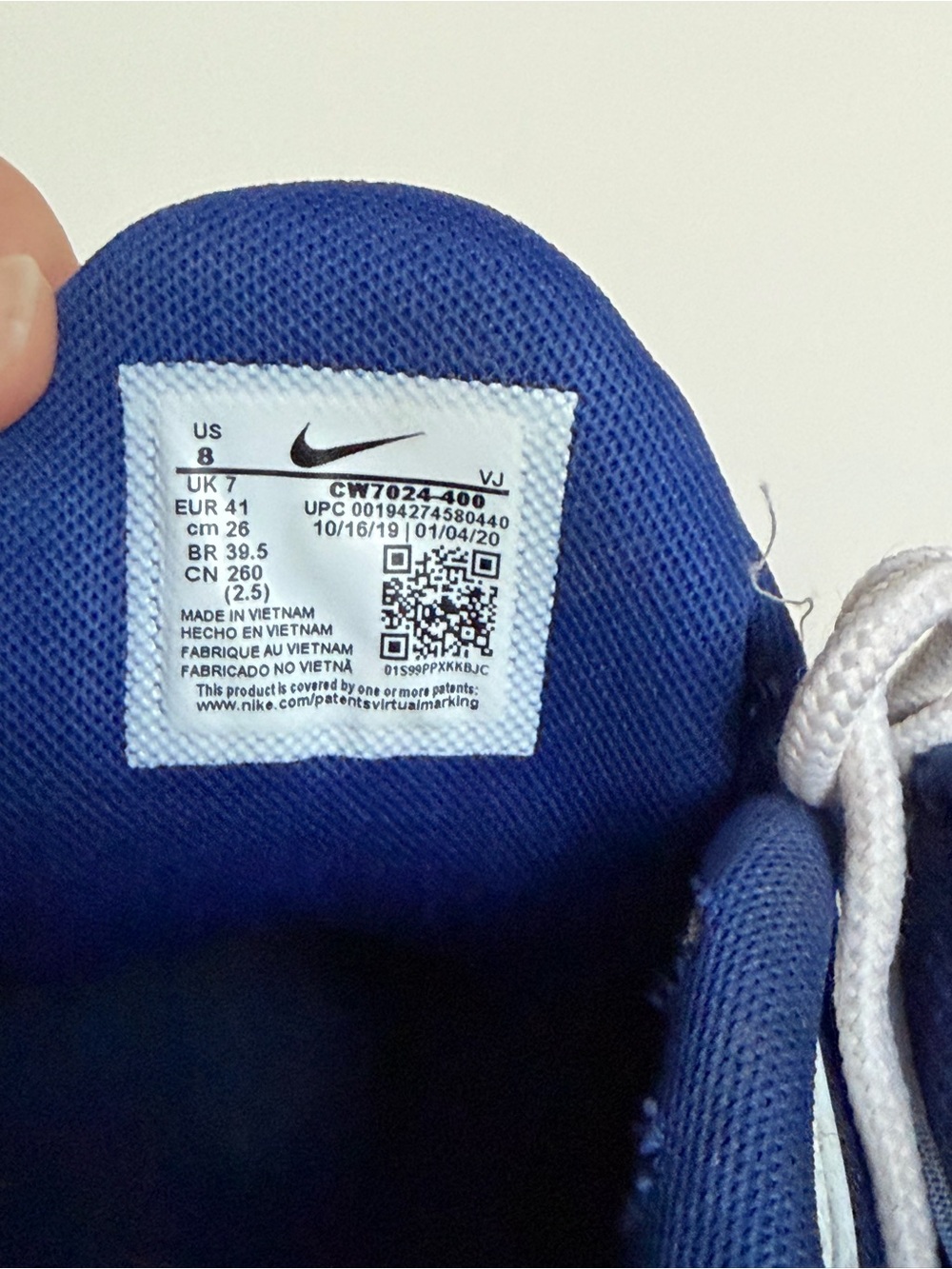 Nike Air Max Plus TN Arctic Chill Men’s Size 8 Royal Blue White - Picture 9 of 12